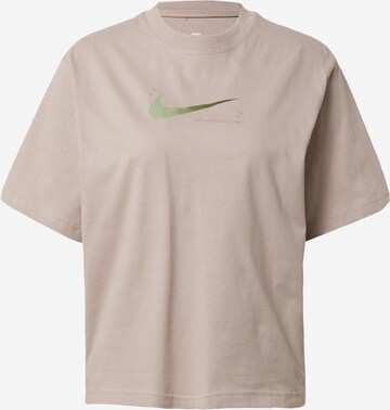 T-shirt Nike Sportswear en gris : devant
