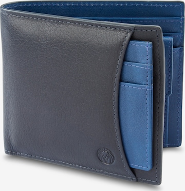 Lucleon Wallet 'Lincoln' in Blue: front