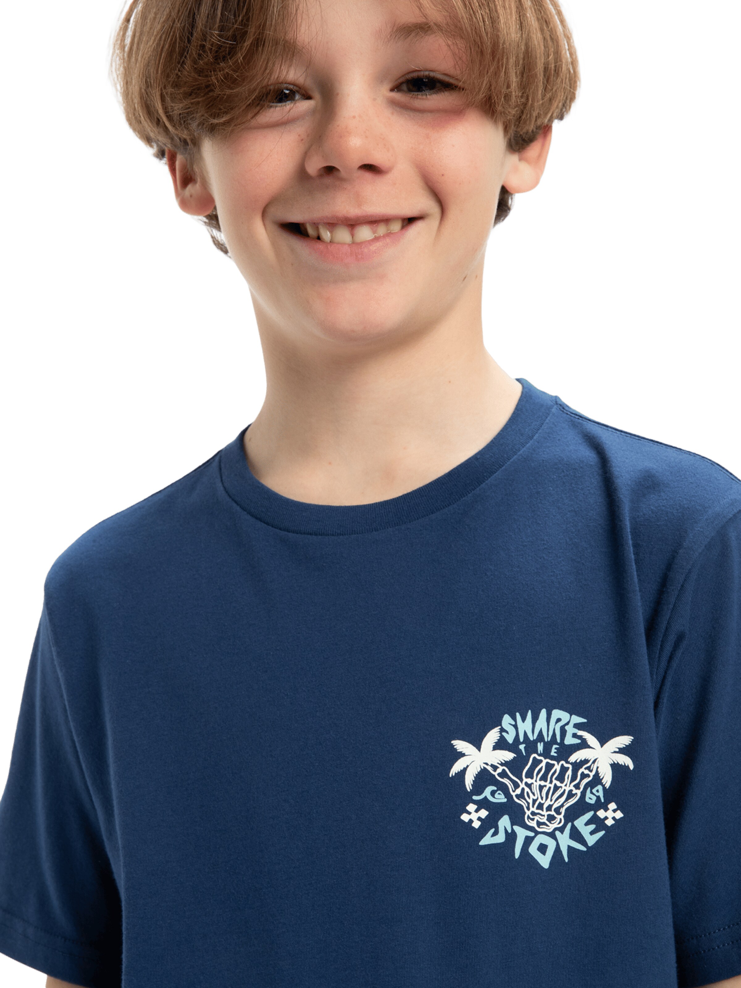 T-Shirt 'Ev Share The Stoke' QUIKSILVER en bleu