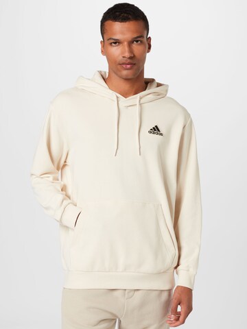 ADIDAS SPORTSWEAR Athletic Sweatshirt in Beige: front