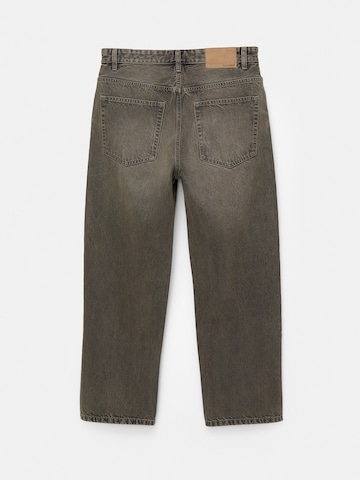 Pull&Bear Luźne Jeansy w kolorze czarny