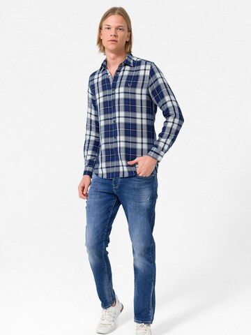 By Diess Collection Средняя посадка Рубашка в Синий