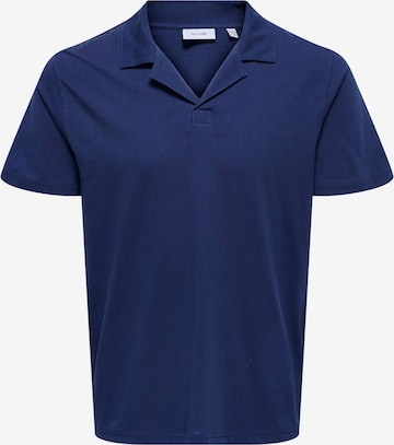 Only & Sons T-shirt 'ONSABRAHAM' i blå: framsida