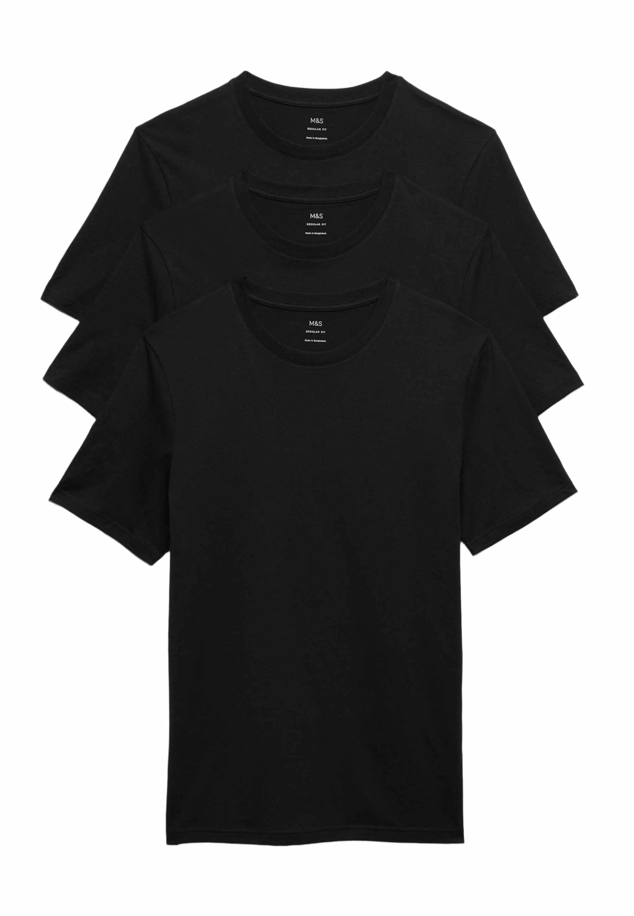 Marks & Spencer T-Shirt in Schwarz: Vorderseite