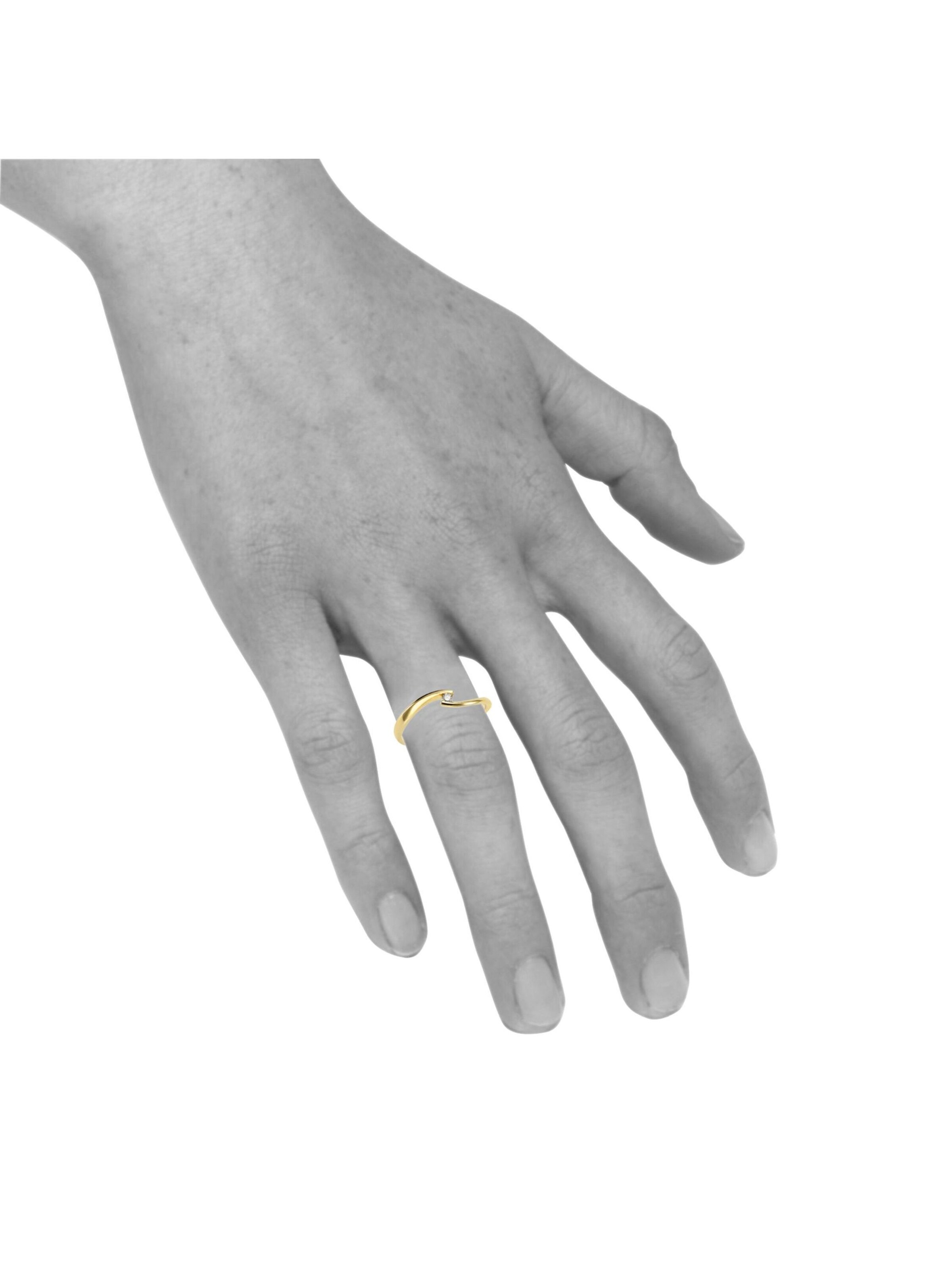 Orolino Ring in Gelb: Vorderseite