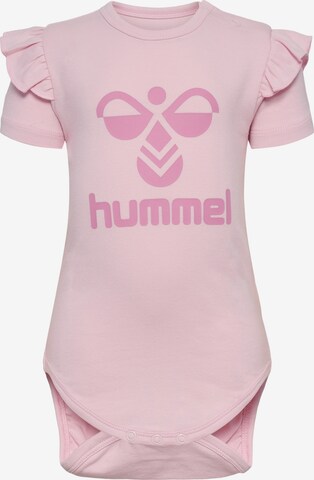 Barboteuse / body Hummel en rose : devant