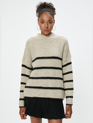 Koton Sweater in Beige: front
