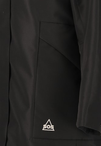 SOS Winter jacket 'Trikora' in Black