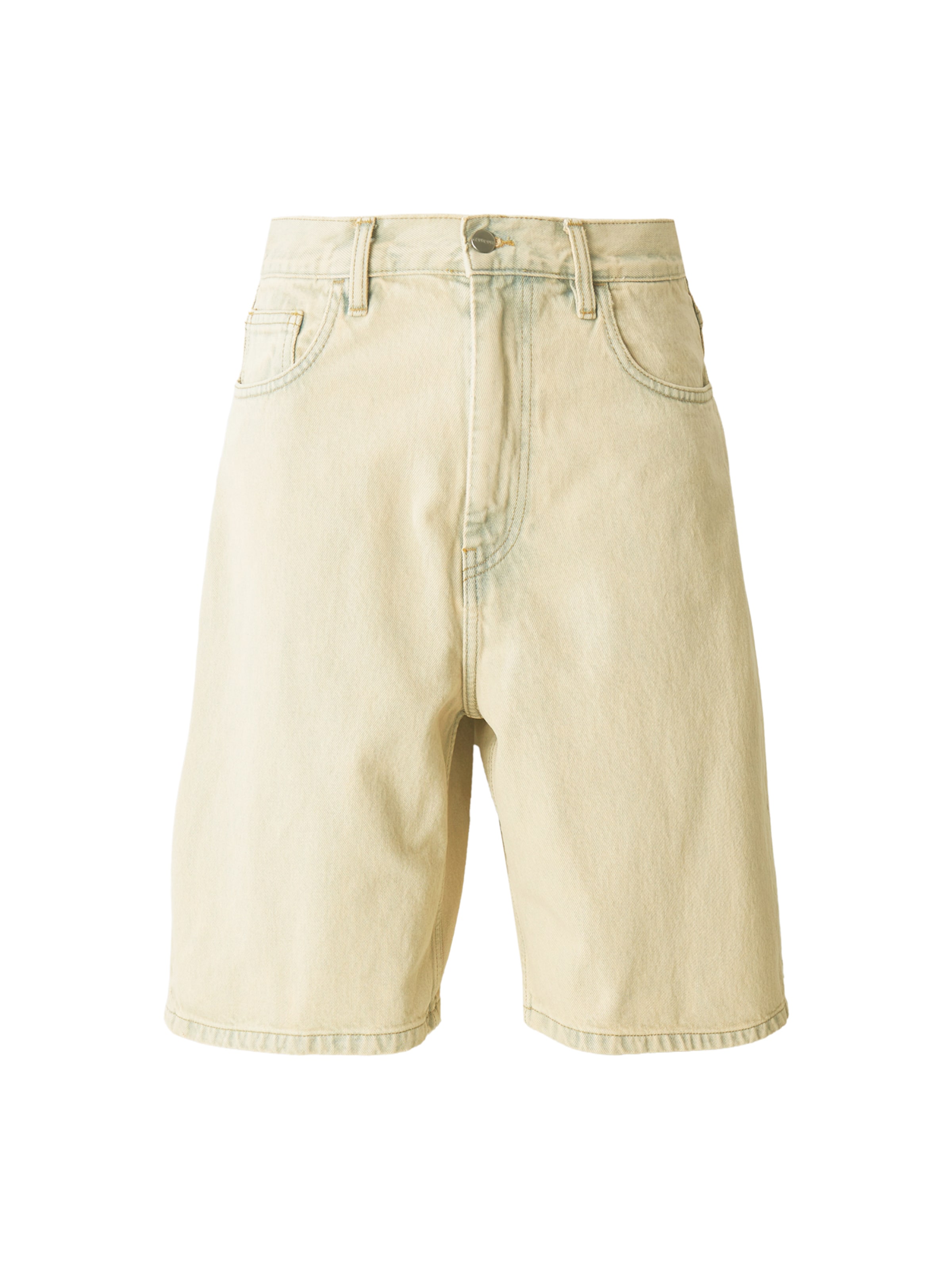 Carhartt WIP Loosefit Jeans 'Brandon Smith' in Beige: voorkant