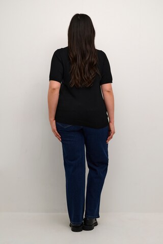 KAFFE CURVE Sweater 'KC Lizzy' in Black
