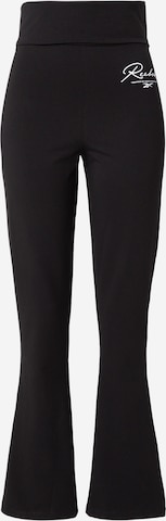 Reebok - Flared Leggings 'HERITAGE' em preto: frente