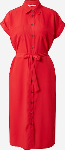 Robe-chemise 'Hannover' ONLY en rouge : devant