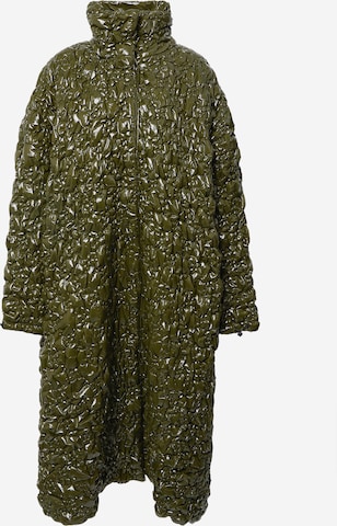 MADS NORGAARD COPENHAGEN Between-Seasons Coat 'Brilliant' in Green: front