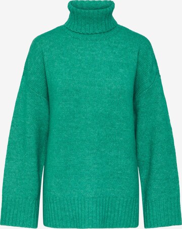 PIECES Sweater 'NANCY' in Green: front