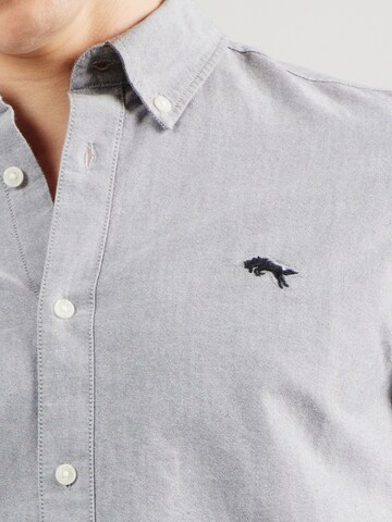 WRANGLER Regularny krój Koszula 'OXFORD SHIRT' w kolorze szary