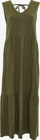 Robe d’été 'Byers Tiered' Threadbare en vert : devant