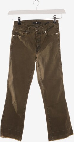 7 for all mankind Pants in XS in Green: front