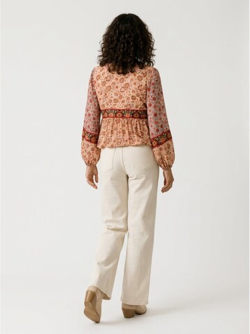 Miss June Blouse 'Blouse Mahaly' in Beige