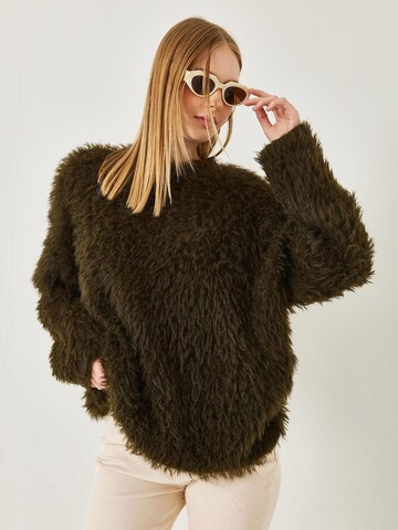 Pull-over oversize Bianco Lucci en vert