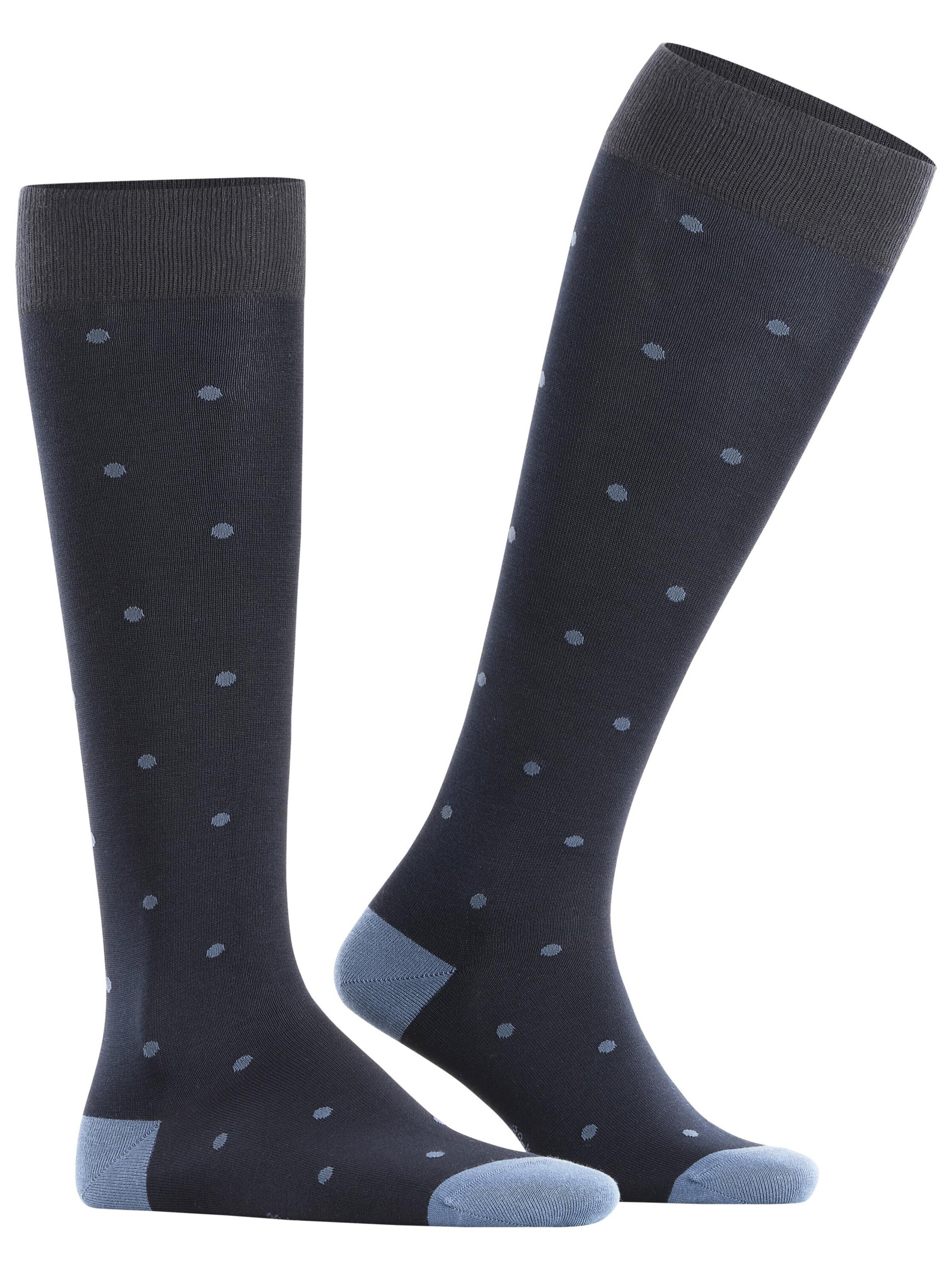 FALKE Knee High Socks 'Dot' in Blue