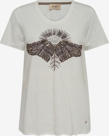 T-shirt MOS MOSH en beige : devant