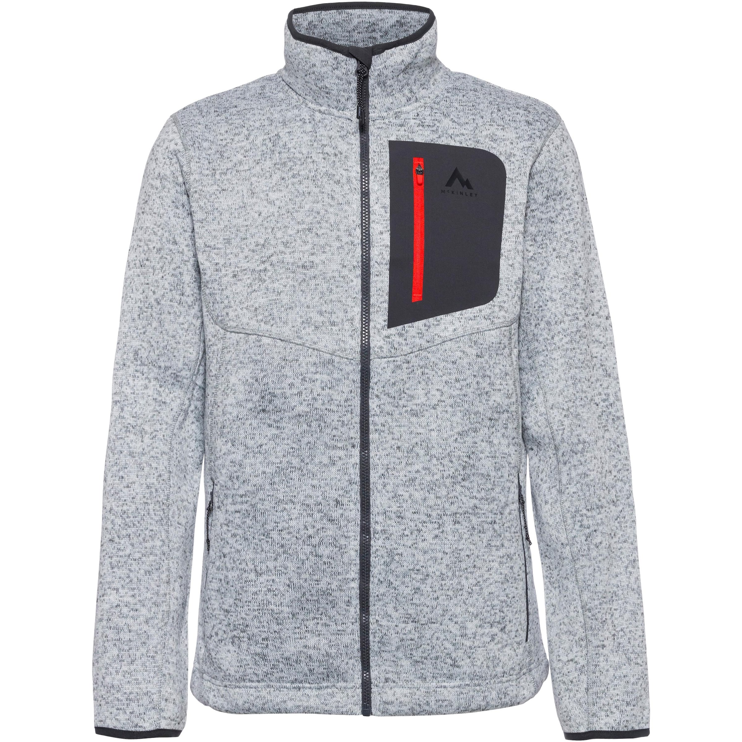 MCKINLEY Funktionsfleecejacke 'Skeena III' in Grau: Vorderseite