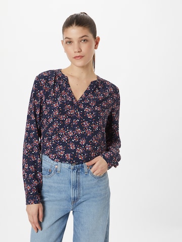 ESPRIT Blouse in Blauw: voorkant