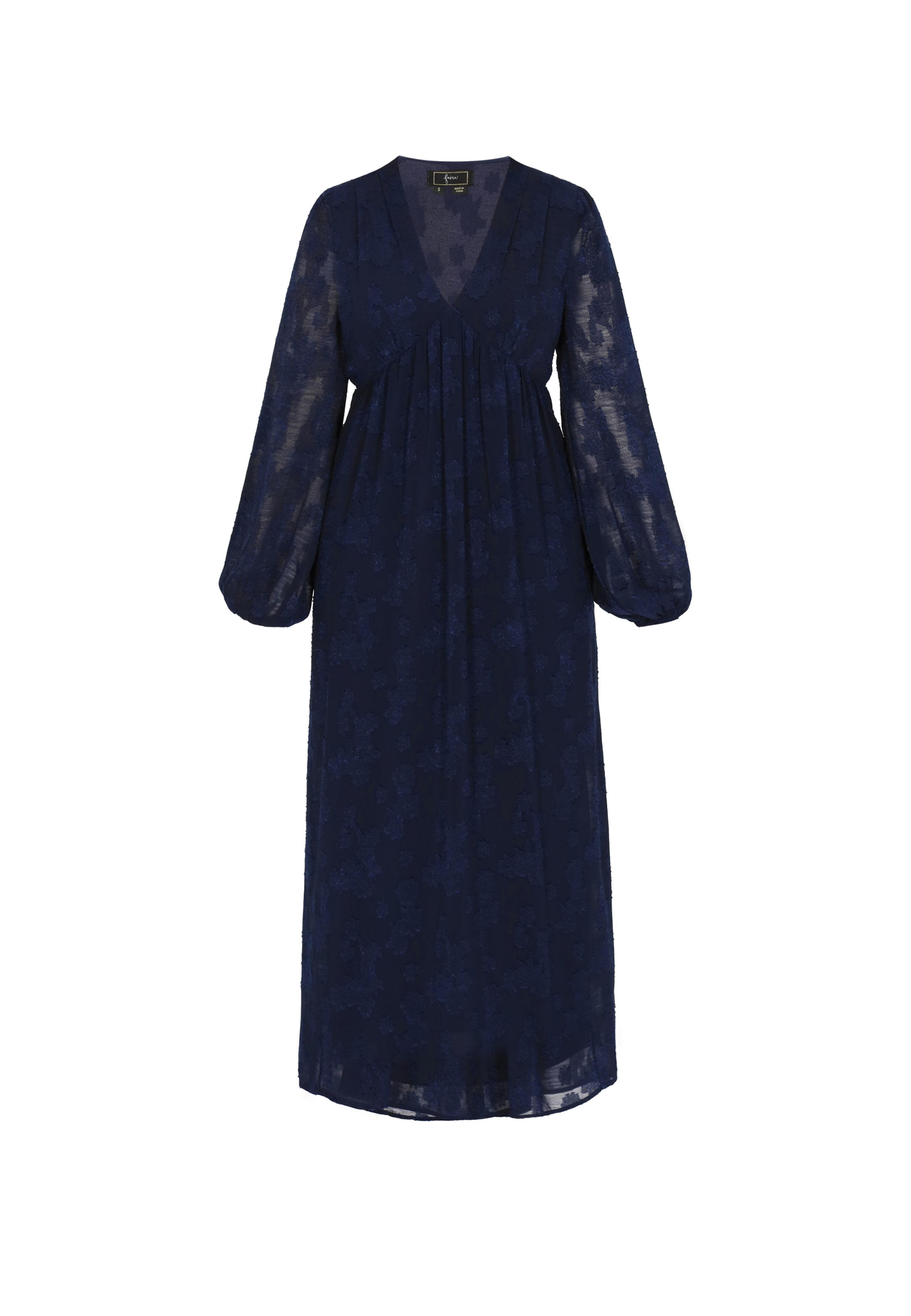 faina Φόρεμα σε μπλε: μπροστά