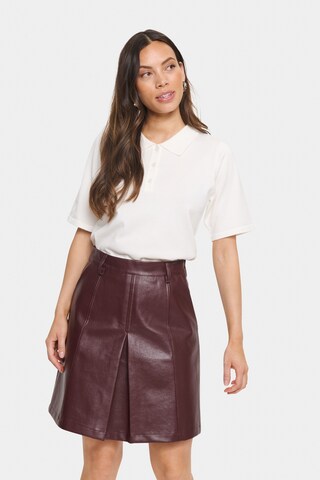 SAINT TROPEZ Svetr 'MilaSZ' – bílá