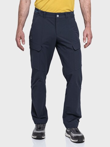 Schöffel Regular Outdoor trousers 'Kitzstein' in Blue: front