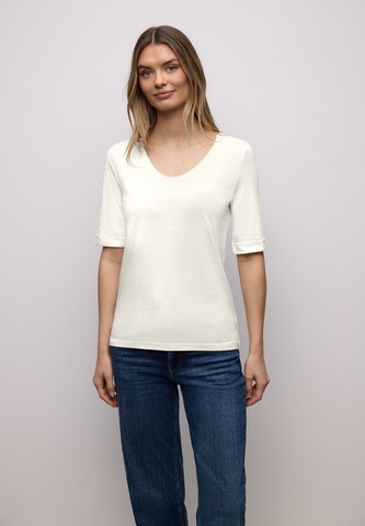 STREET ONE Shirt in White: front