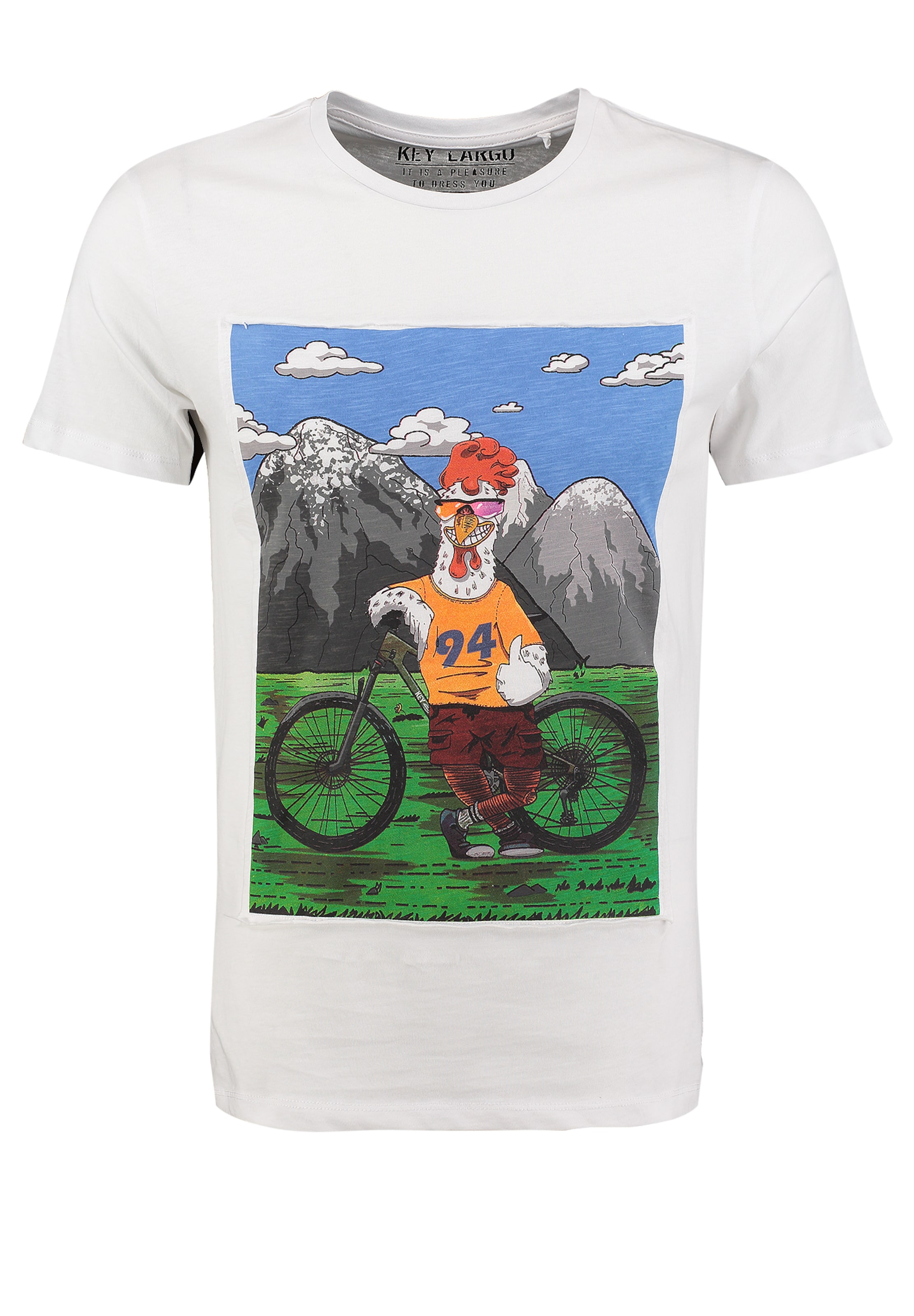 Key LargoMajica - bijela boja: prednji dio