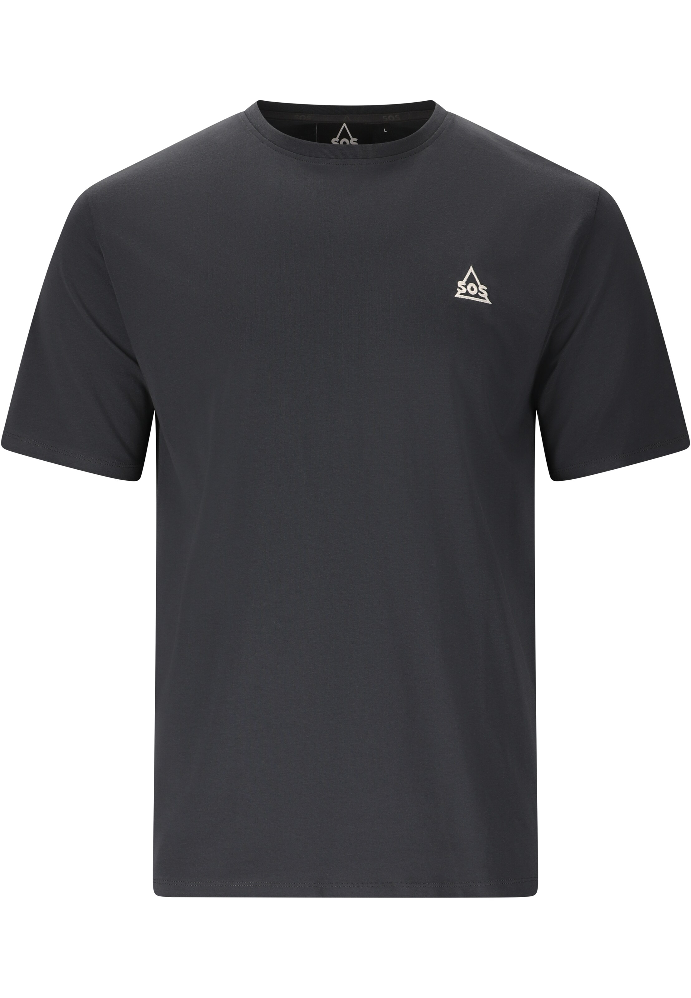 SOS T-Shirt 'Sera' in Grau: Vorderseite
