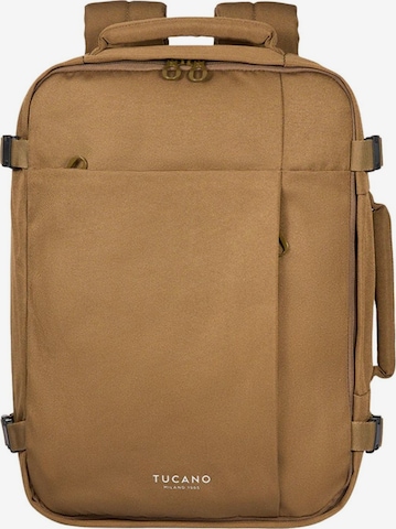 TUCANO Rucksack 'TUGO' M CABIN' in Braun: Vorderseite