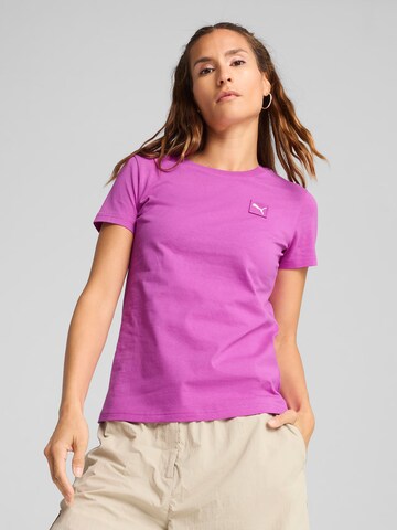 T-shirt 'ESS ELEVATED' PUMA en violet : devant