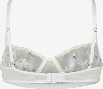 OW Collection Balconette Bra 'FLORA' in White