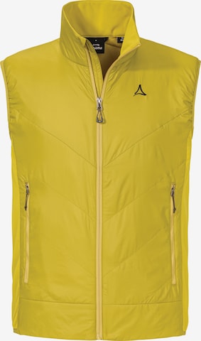Schöffel Sports vest 'Cascata' in Yellow: front