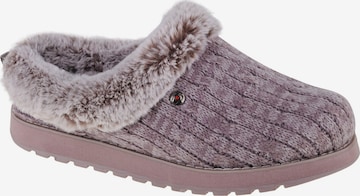 Pantoufle SKECHERS en rose : devant