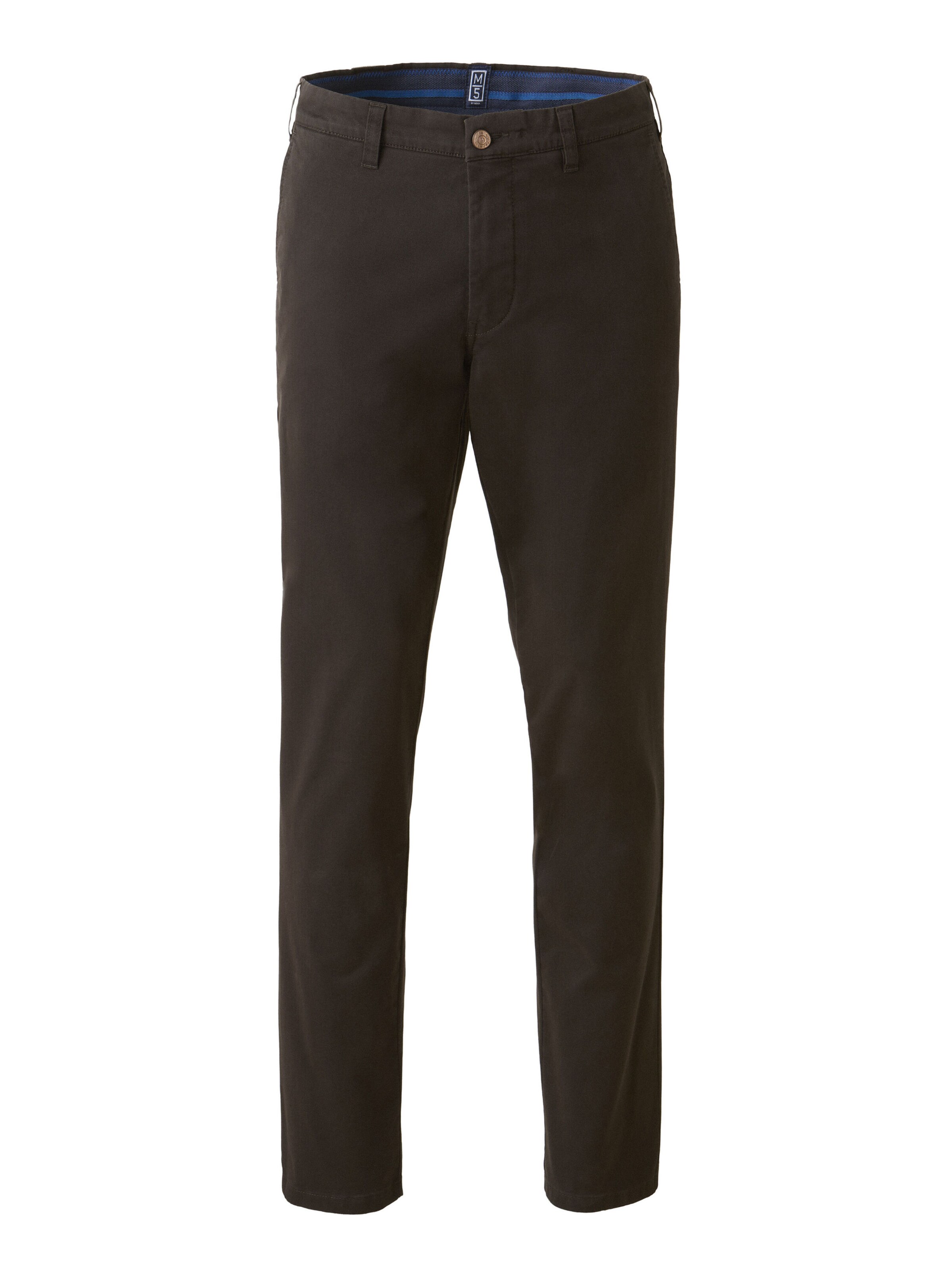 MEYER Chino Pants 'M5 Chino 9-6001' in Brown: front