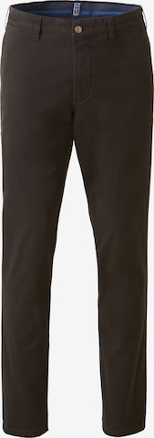 MEYER Chino Pants 'M5 Chino 9-6001' in Brown: front