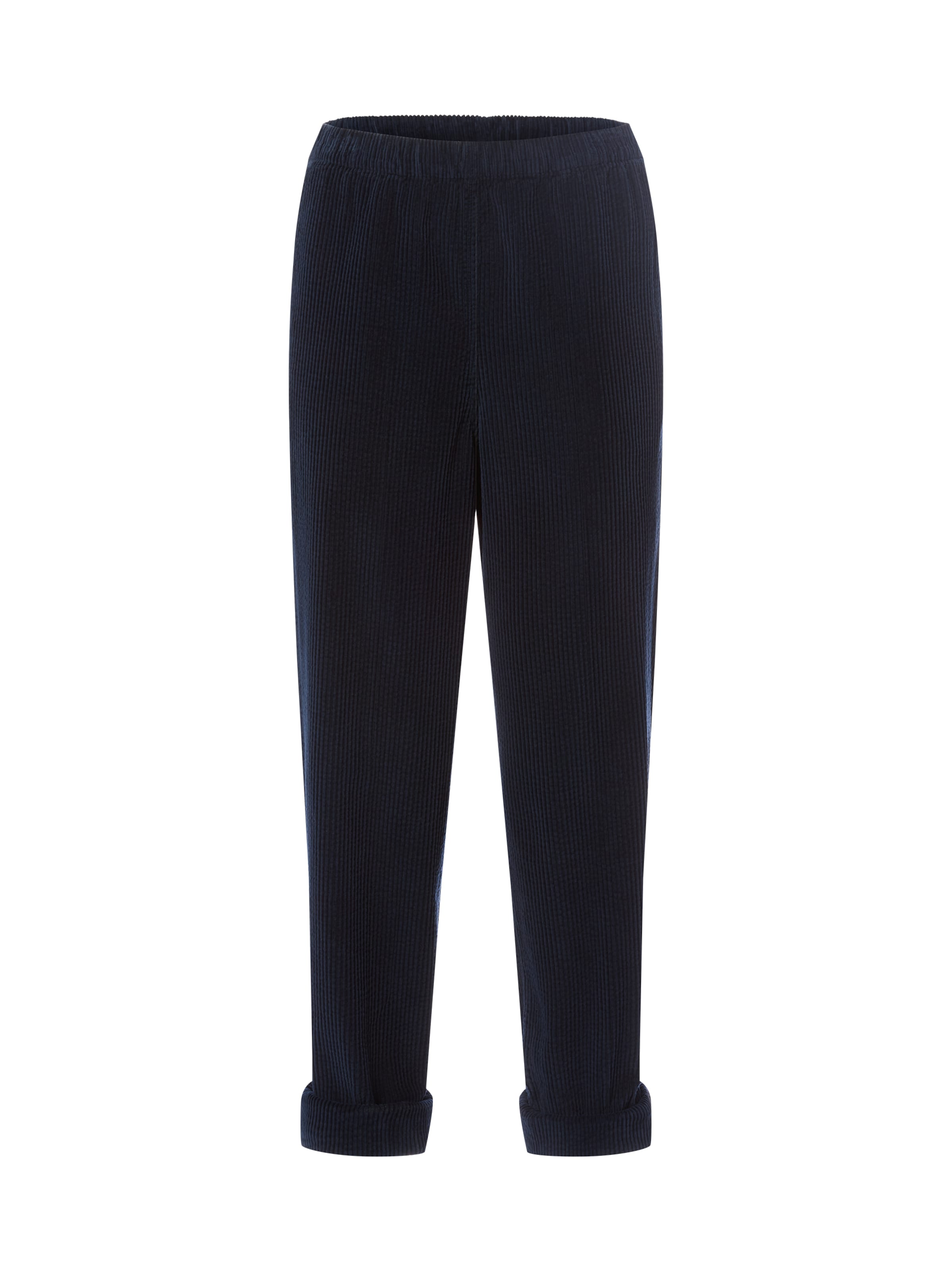 AMERICAN VINTAGE Regular Pleat-Front Pants ' Pado ' in Blue: front