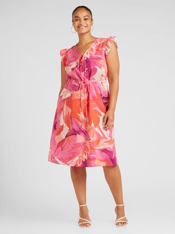 Robe 'CARLUX' ONLY Carmakoma en orange : devant
