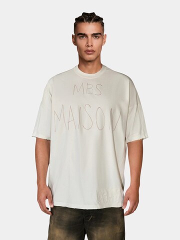 Maglietta 'BIT-CRUSH T-shirt - T17202' di Made By Society in bianco: frontale