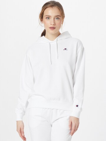 Champion Authentic Athletic Apparel Sweatshirt in White: front