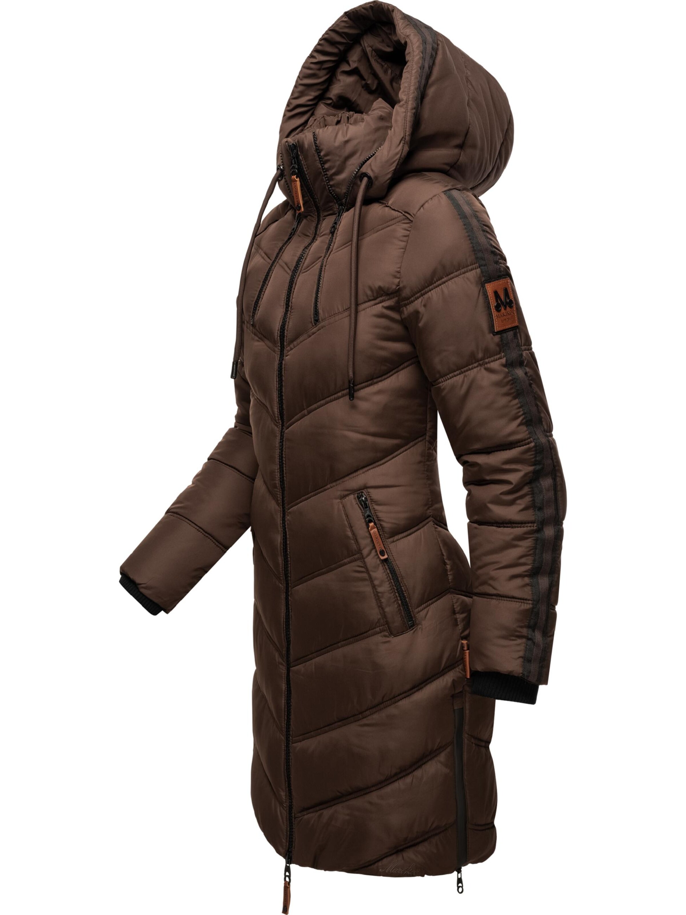 MARIKOO Winter coat 'Armasa' in Brown