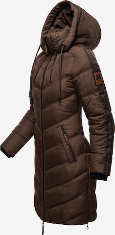 MARIKOO Płaszcz zimowy 'Armasa' w kolorze brązowy