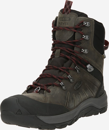 KEEN Boots 'Revel IV' in Green: front