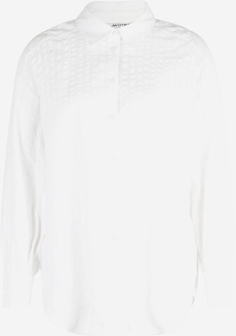 Monki Blouse in Wit: voorkant