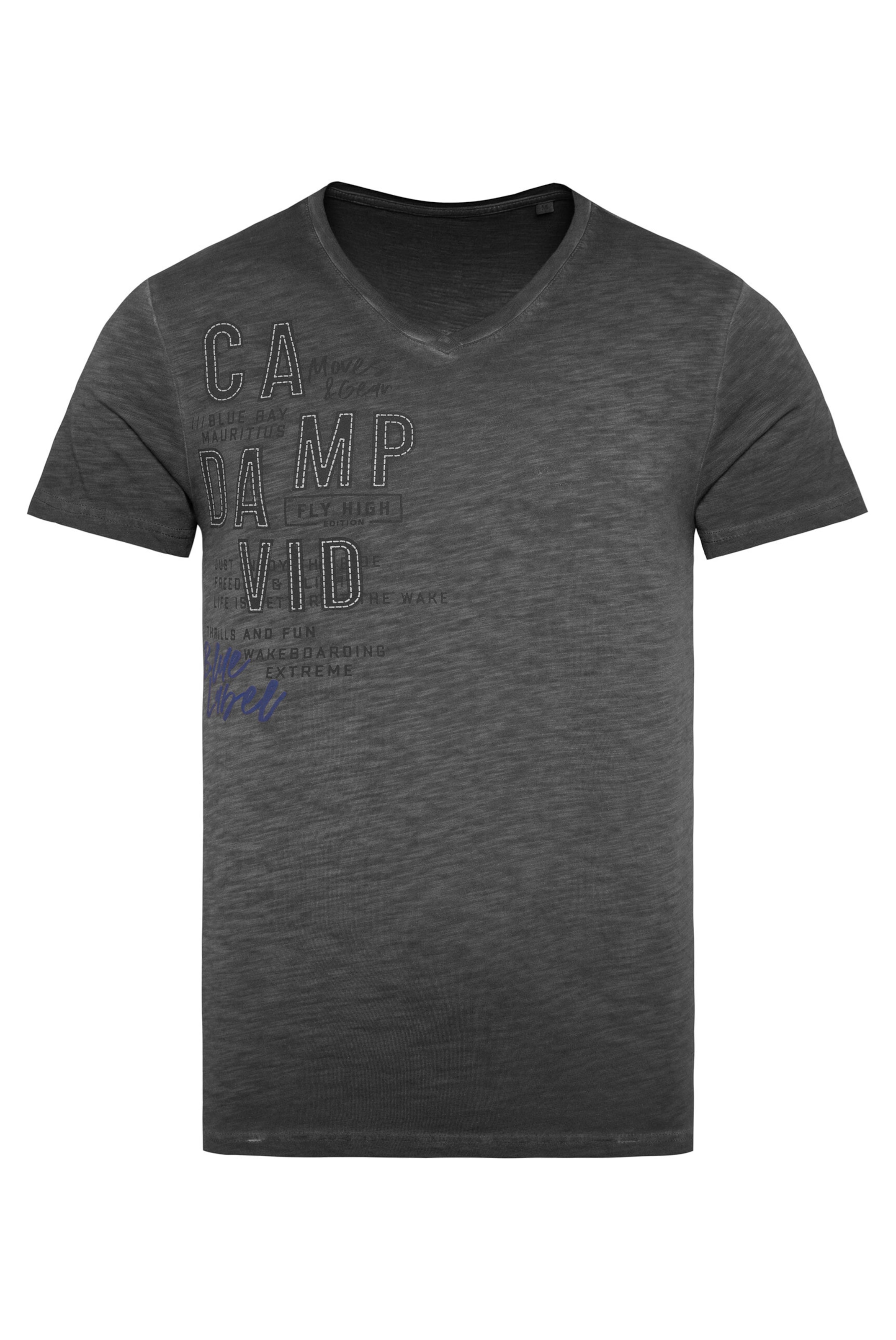 CAMP DAVID Футболка в Черный: спереди