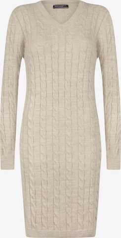 Robes en maille Felix Hardy en beige : devant